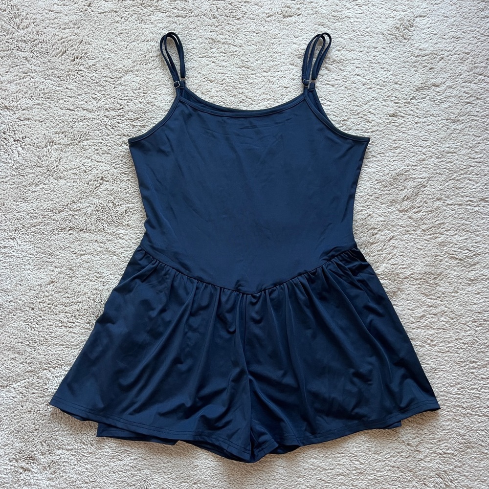 Navy blue Amazon athletic romper